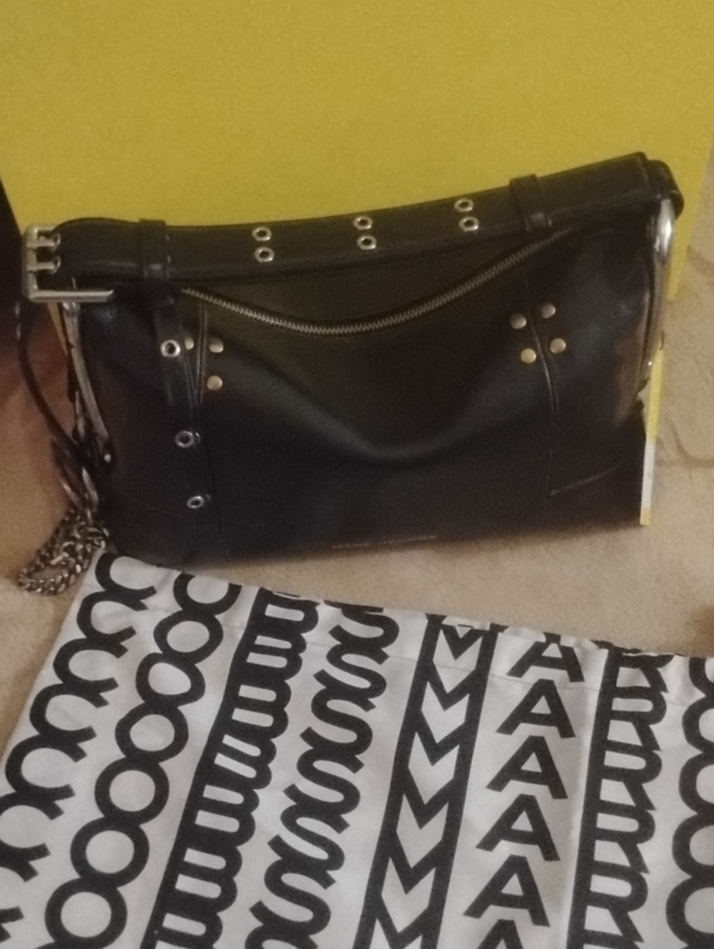 Marc Jacobs New fall Limited Sold Out Loved Leather Chain Med Scene Bag NTW